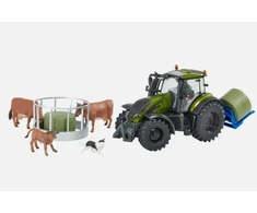 TOMY Britains Metalic Žalias Valtra komplektas 43323