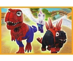 Trefl Dėlionė 2x24 vnt. - Spidey ir dinozaurai