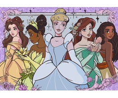 Trefl Dėlionė 100 vnt. - Disney princesės