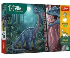 Trefl Dėlionė 100 InspiredByDinoWorld Diplodocus 16579
