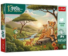 Trefl Dėlionė 100 InspiredByNature Gepardy 16592