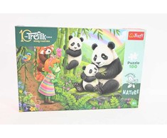 Trefl Dėlionė 100 InspiredByNature Pandy 16595