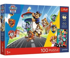 Trefl Dėlionė 100 PremPlus Kids Psia przygoda 16550