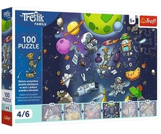 Trefl Dėlionė 100 UFT Robobot in Space 16544