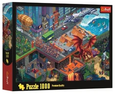 Trefl Dėlionė 1000 Miasto Pixel 10986