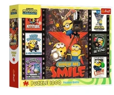 Trefl Dėlionė 1000 Minionki 3 kadry filmowe 10992