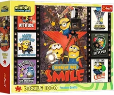 Trefl Dėlionė 1000 vnt. - Pakalikai ir monstrai (Minions 3 filmo kadrai)