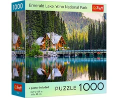 Trefl Dėlionė 1000 vnt. - Smaragdo ežeras, Yoho nacionalinis parkas