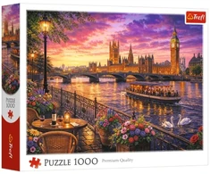 Trefl Dėlionė 1000 Vakaras prie Temzės, Londonas 10947