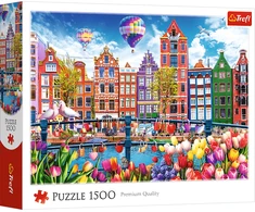 Trefl Dėlionė 1500 vnt. - Spalvingas Amsterdamas