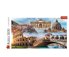Trefl Dėlionė 1500 vnt. - Mėgstamiausios vietos Italijoje