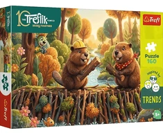 Trefl Dėlionė 160 vnt. - Bebrai