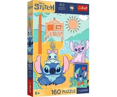 Trefl Dėlionė 160 vnt. - Lilo &amp; Stitch + kolekcinis plakatas