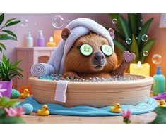 Trefl Dėlionė 160 vnt. - Kapibara SPA centre