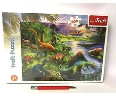 Trefl Dėlionė 200 vnt. - Plėšrūs dinozaurai