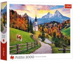 Trefl Dėlionė 2000 Bavarijos Alpės rudenį 27127