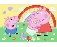 Trefl Dėlionė 24 vnt. - Peppa pig + kolekcinis plakatas