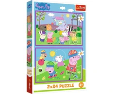 Trefl Dėlionė 2x24 vnt. - Peppa pig