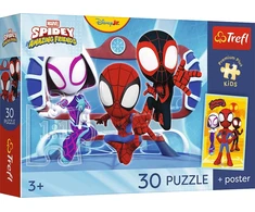 Trefl Dėlionė 30 vnt. - Spidey ir draugai + kolekcinis plakatas