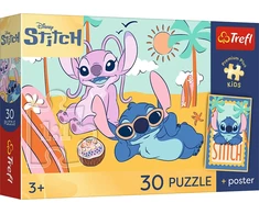 Trefl Dėlionė 30 vnt. - Lilo &amp; Stitch + kolekcinis plakatas