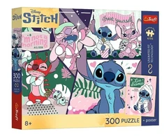 Trefl Dėlionė 300 PremPlus Kids Kosmicz.duet Stitch 23048