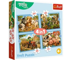 Trefl Dėlionė 207 vnt. - Treflikų ūkis