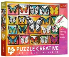 Trefl Dėlionė 500 Creative Kolekcija motyli 37561