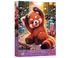Trefl DĖLIONĖ 500 PremPlus CutenOver.Charm.raudona.p.37644