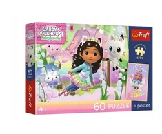 Trefl Dėlionė 60 PremPlus Kids Gabi i kocie przyg..17431