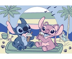 Trefl Dėlionė 60 vnt. - Lilo &amp; Stitch + kolekcinis plakatas