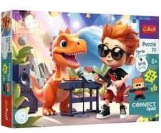 Puzzle Dėlionė - 70 - Connect Joe - Figūrėlė ir 6 kaladėlės - Connect Squad - Trefl 53025