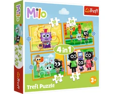 Trefl Dėlionė 71 vnt. - Milo ir draugai