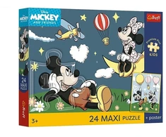Trefl Dėlionė MAXI 24 PremPlus Kids Przyjac..myszki 14390