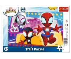 Trefl Dėlionė Ramkowe 15 Pajęcza paczka/ Spidey 31445