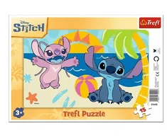 Trefl Dėlionė Ramkowe 15 W cieniu palm / Disney 31445