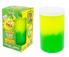 Tuban Jiggly Slime - Gleivės - Neoninis Duetas - Geltona-Žalia (430 g)