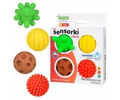 TULLO Piłki sensoryczne 4vnt. Bez dziurki REF804 78048