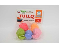 AM TULLO Vonios žaislų rinkinys 5 vnt pastelinių spalvų