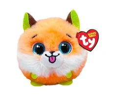 TY Beanie Balls Pliušinis žaislas - oranžinė lapė, 10 cm