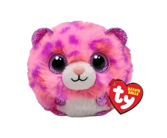 TY Beanie Balls Pliušinis žaislas - rožinis leopardas, 8.5 cm