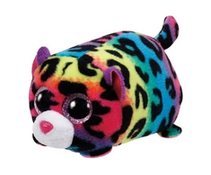 TY Teeny Tys Pliušinis žaislas - spalvotas leopardas, 10 cm
