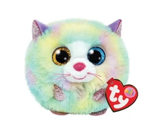TY Beanie Balls Pliušinis žaislas - spalvotas katinas, 10 cm