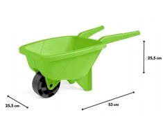 Wader Sand Wheelbarrow žalia