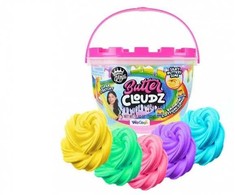 Clementoni Compound Kings – Compound Kings – Butter Cloudz 380 g, Rainbow Cotton Candy, NON SCENT (40269)