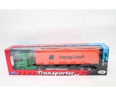 WELLY 1:32 sunkvežimis su priekaba M.Benz K.Line 12281