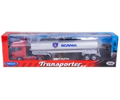 WELLY 1:32 sunkvežimis su priekaba. Scania760Oil 32672 26722