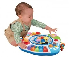 Winfun Edukacinis žaislinis staliukas "Letter Train &amp; Piano Activity Table", žaislas lenkų k. (000801)