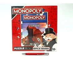 WINNING Monopoly Gdansk Puzzle Gdansk Crane 1000 dalių laimėti judesiai