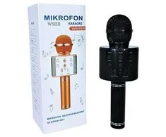 Wk Zabawki Mikrofonas W&amp;K Žaislų mikrofonas JYWK369-6 juoda