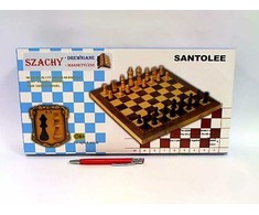Wk Zabawki W&amp;K DIDELI DOVANŲ MAGNETINIAI MEDINIAI ŠAMATAI 39cm